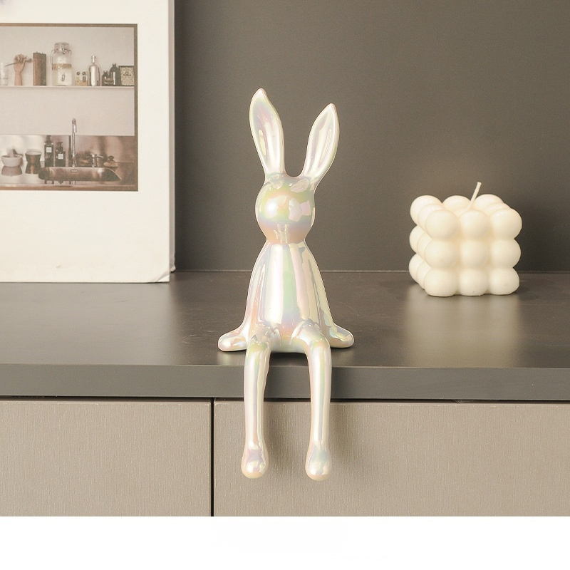 Healing Rabbit Ceramic Ornament
