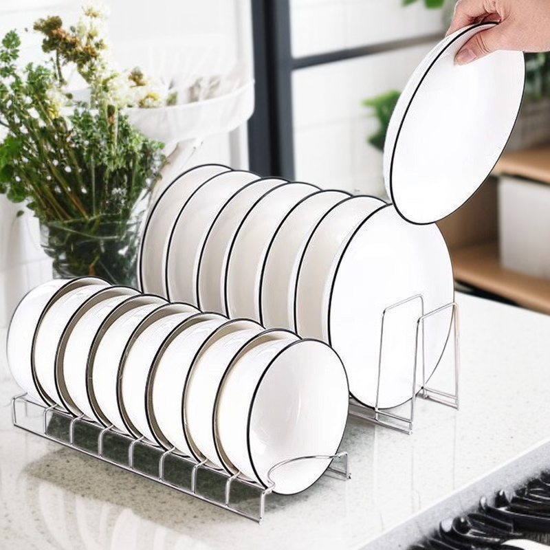 탁상 주방선반 수납선반 스텐수납접시 그릇접시 면접시 수납접시