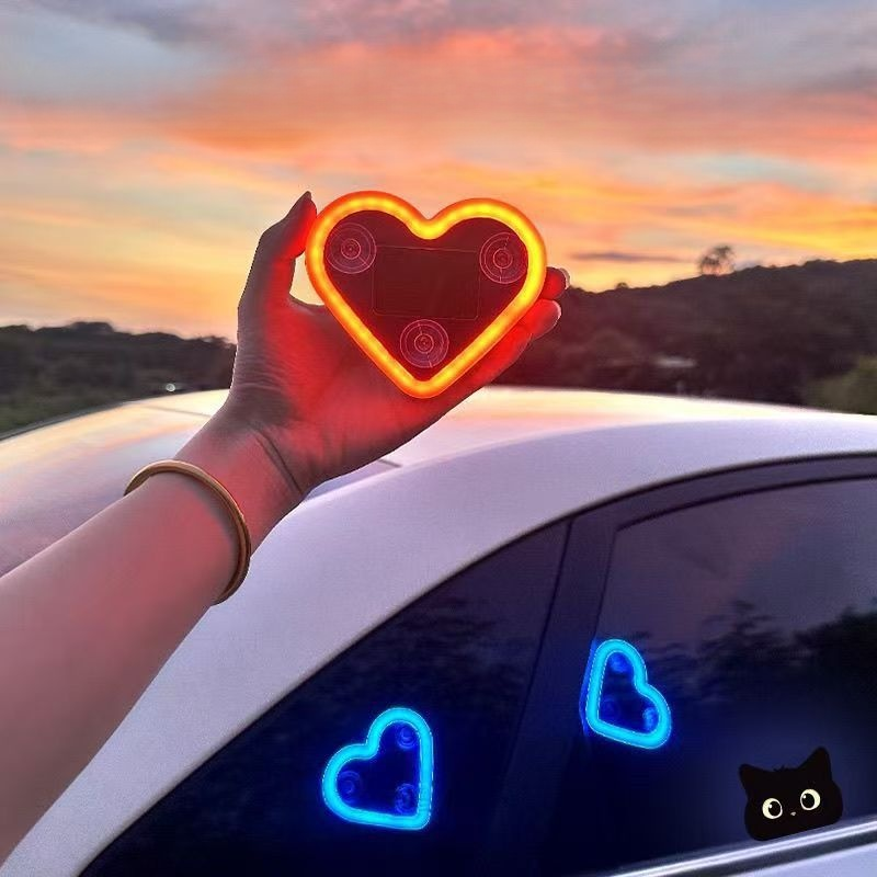 Solar Heart-shaped Ambient Light