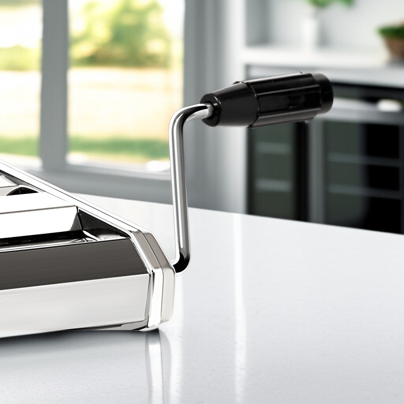 เครื่องทำเส้นบะหมี่แบบมือหมุนสำหรับทำอาหารที่บ้าน