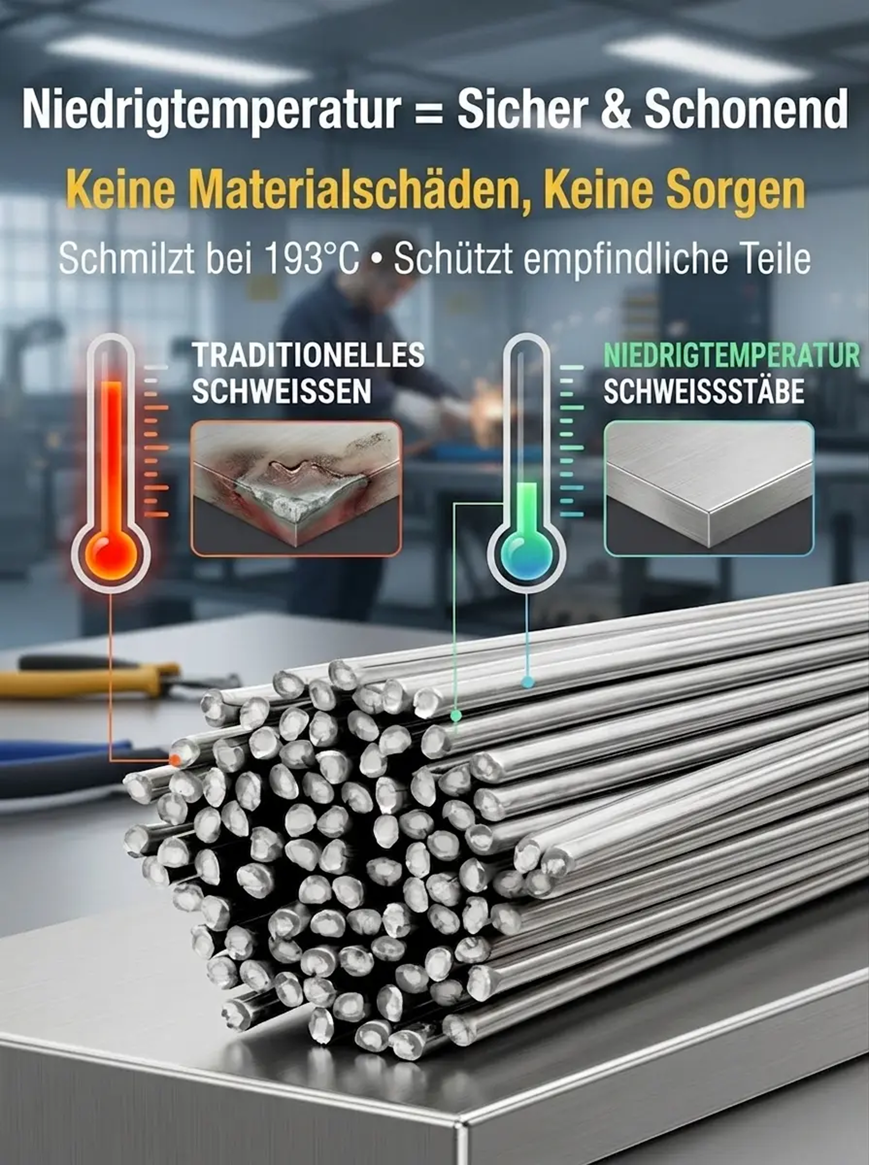 Universelles Niedrigtemperatur-Lötwerkzeug