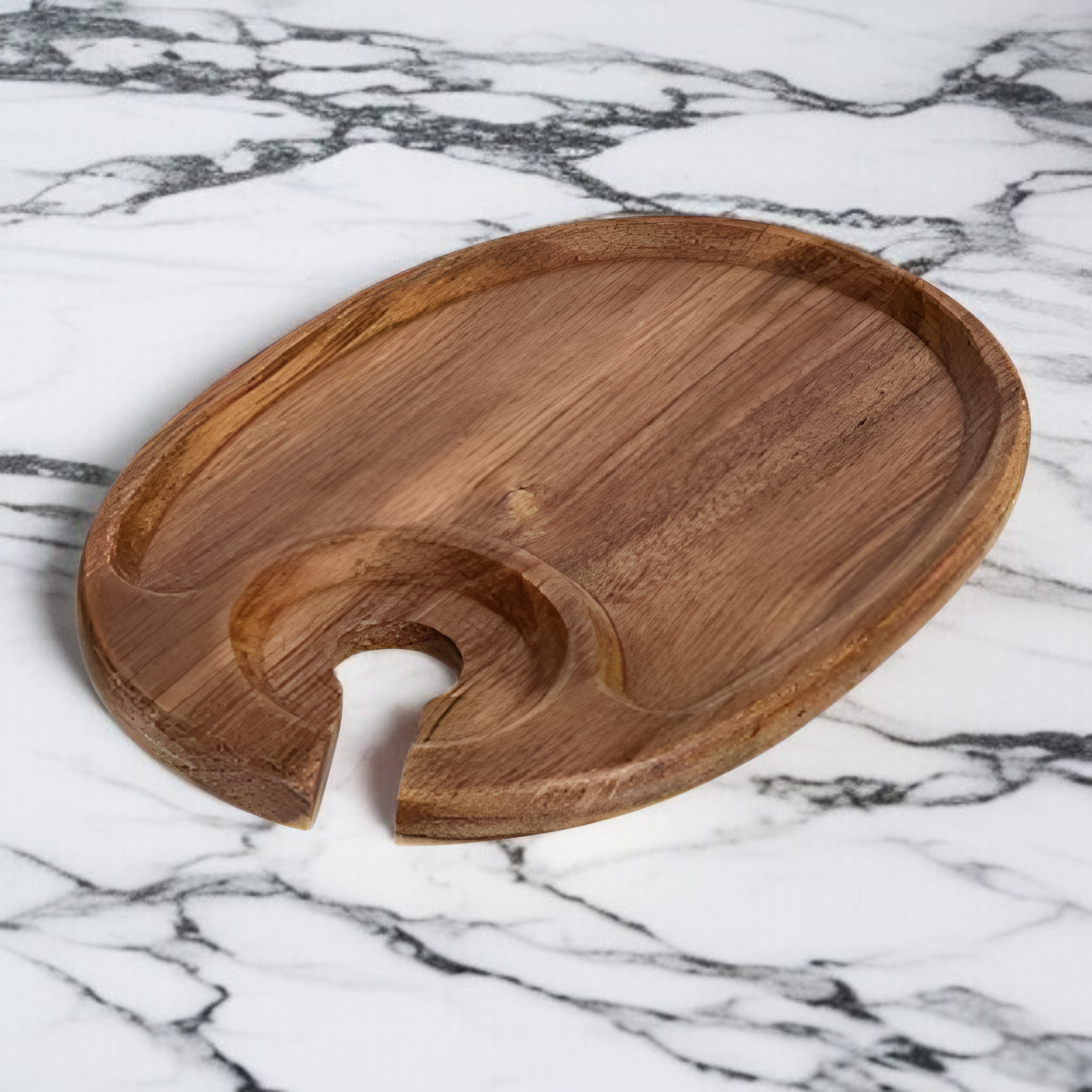 나무 와인 쟁반