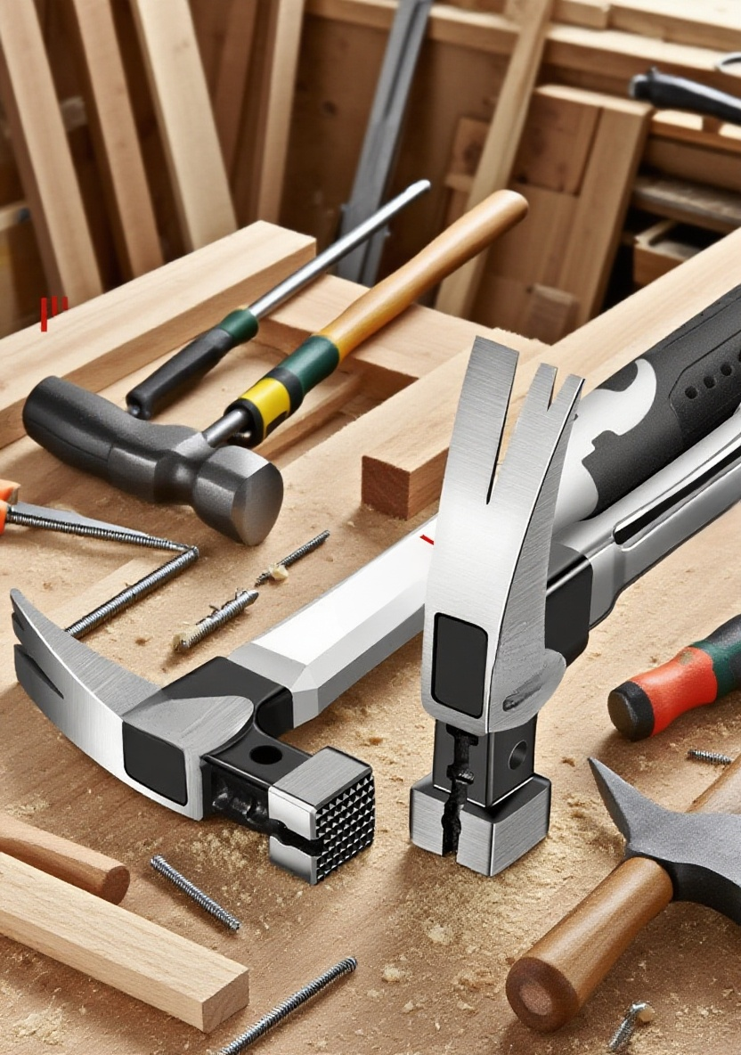 サビに強い特钢製ハンマーのヘッド部分