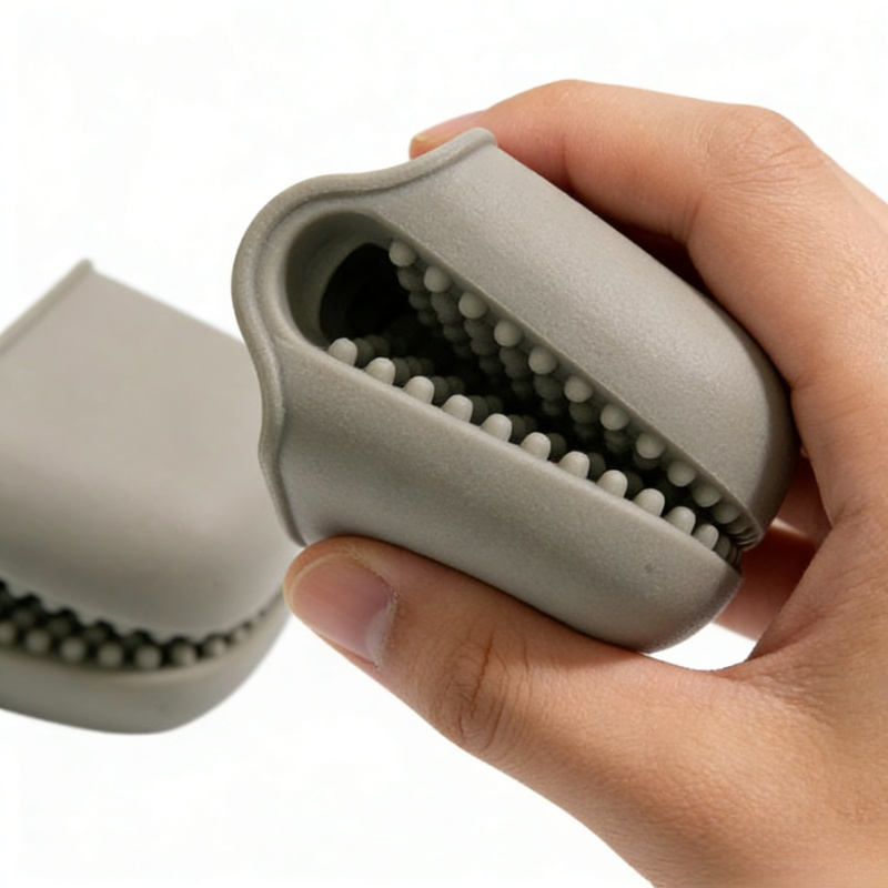 Szary uchwyt odporny na wysoką temperaturę