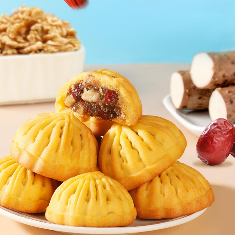 紅棗山藥核桃包 低脂美容養顏傳統糕點