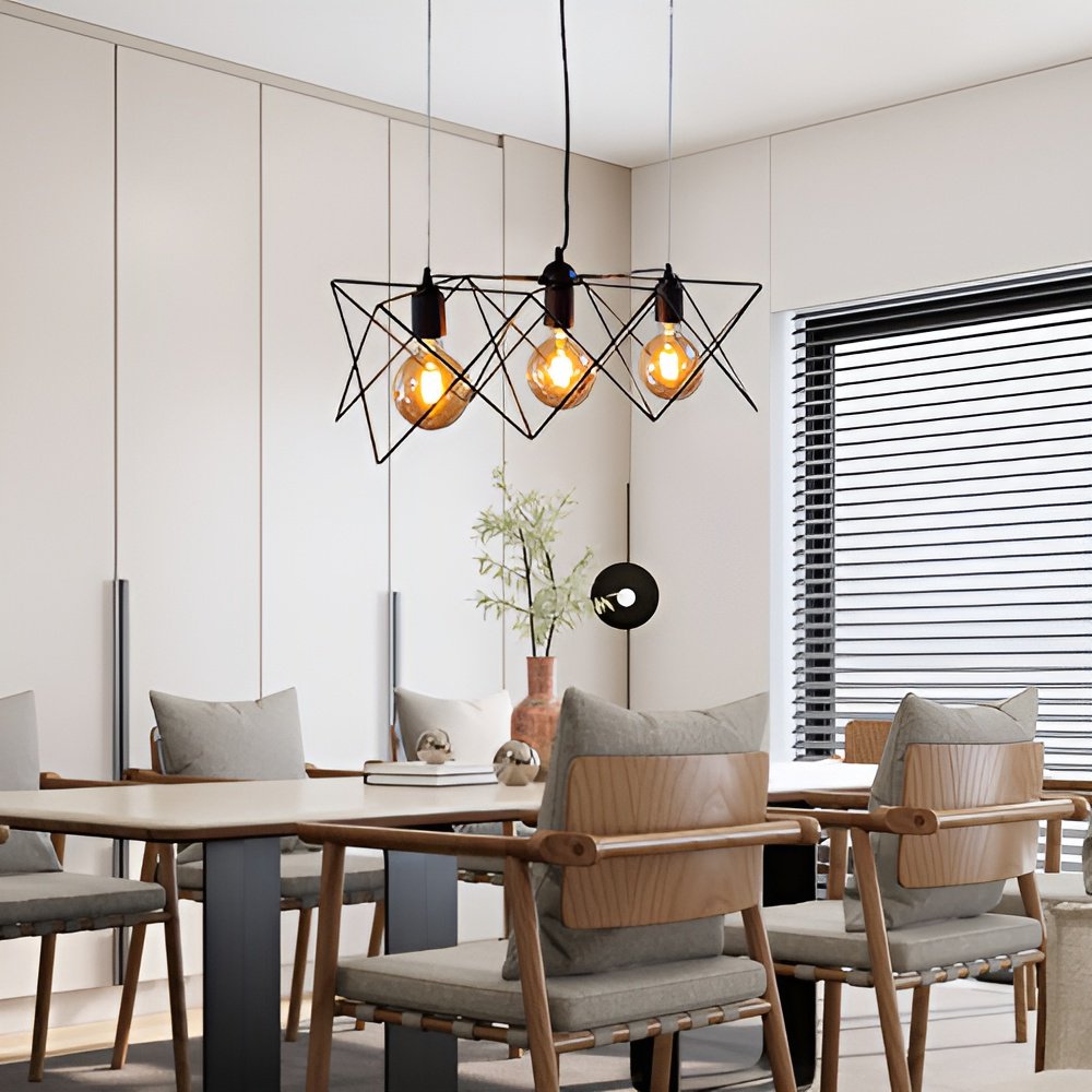 レトロ工業風メタルペンダントライト