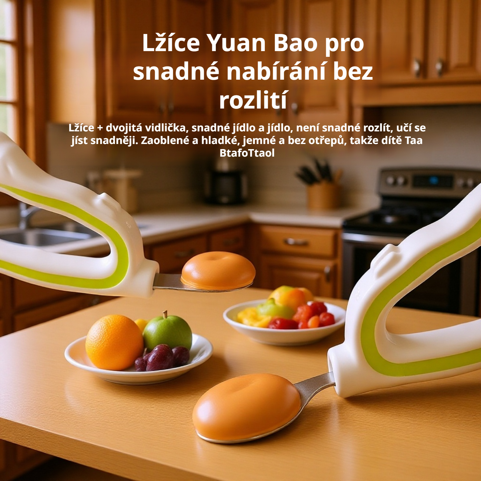 Silikonová tréninková lžíce pro děti