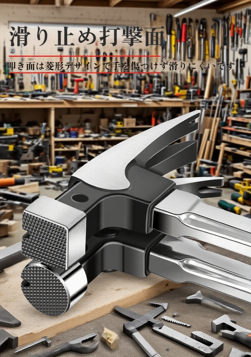 DIY作業に最適な羊角ハンマー