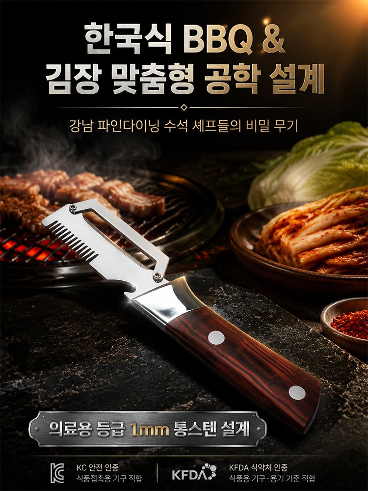 【의료용 스테인리스】초강력 다기능 필러 겸 채칼