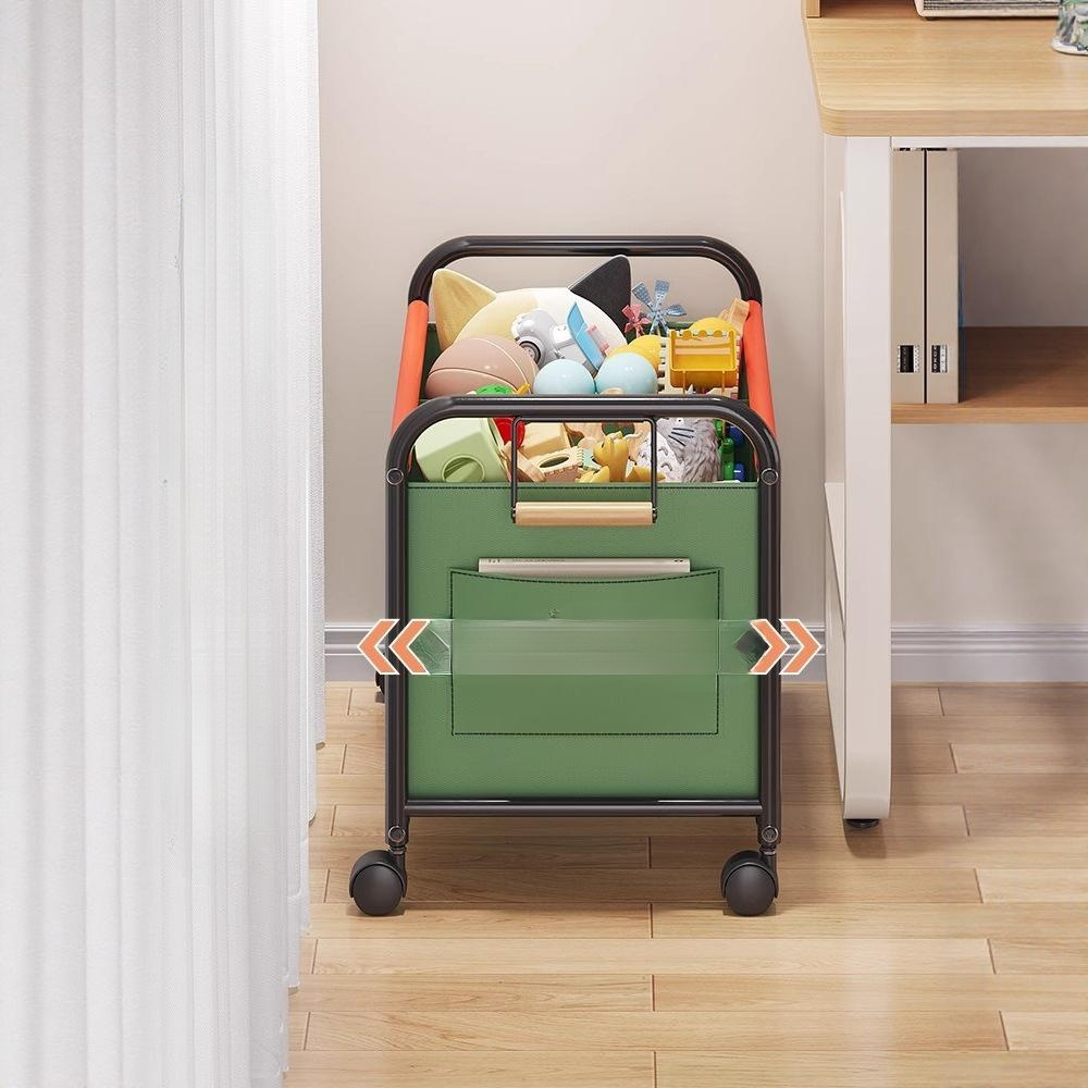 테이블 아래 공간 활용 수납 랙