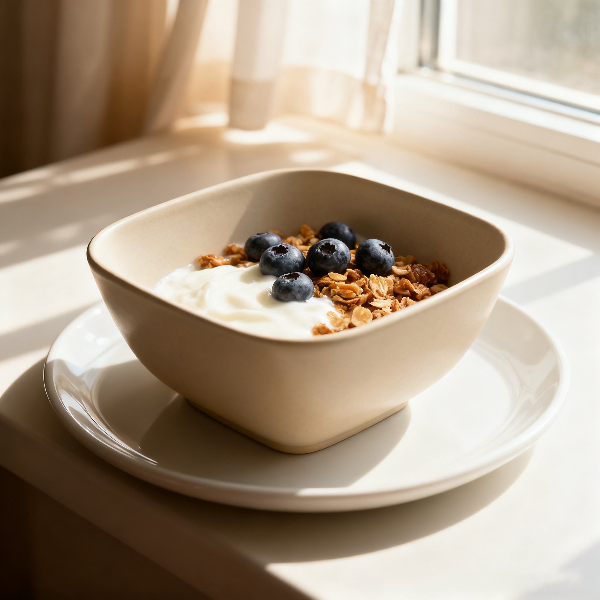 Quadratische Servierschüssel aus hochwertigem Material