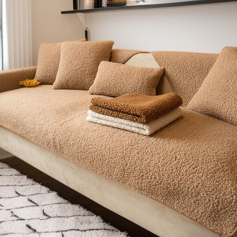 厚手滑り止めカシミヤソファクッション 四季通用 北欧風ソファカバー