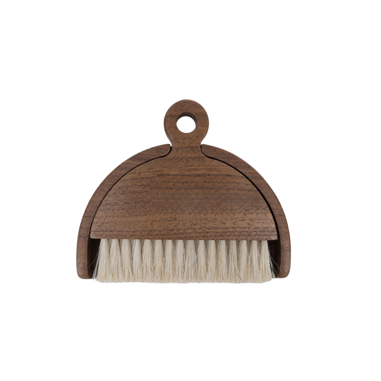 Premium Household Walnut Horsehair Broom and Dustpan Cleaning Set