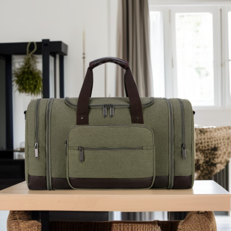 튼튼한 남성용 캔버스 여행 가방 대용량 레저 백팩 스포츠 여행 가방