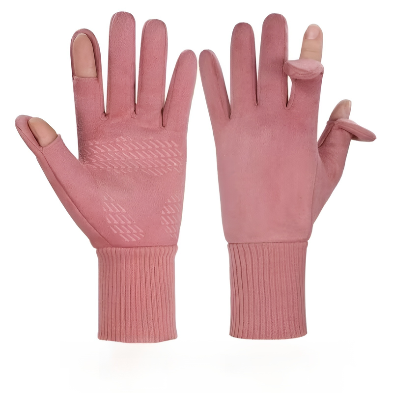 Guantes para pantalla táctil con forro polar