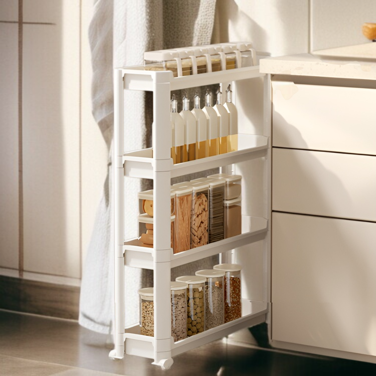 Estante móvil multifuncional para baño