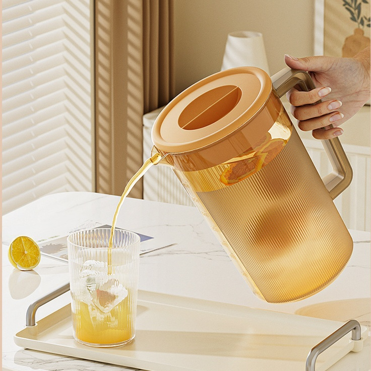 2000ML Kaltwasserkanne, hitzebeständig, Haushalts-Saftkanne