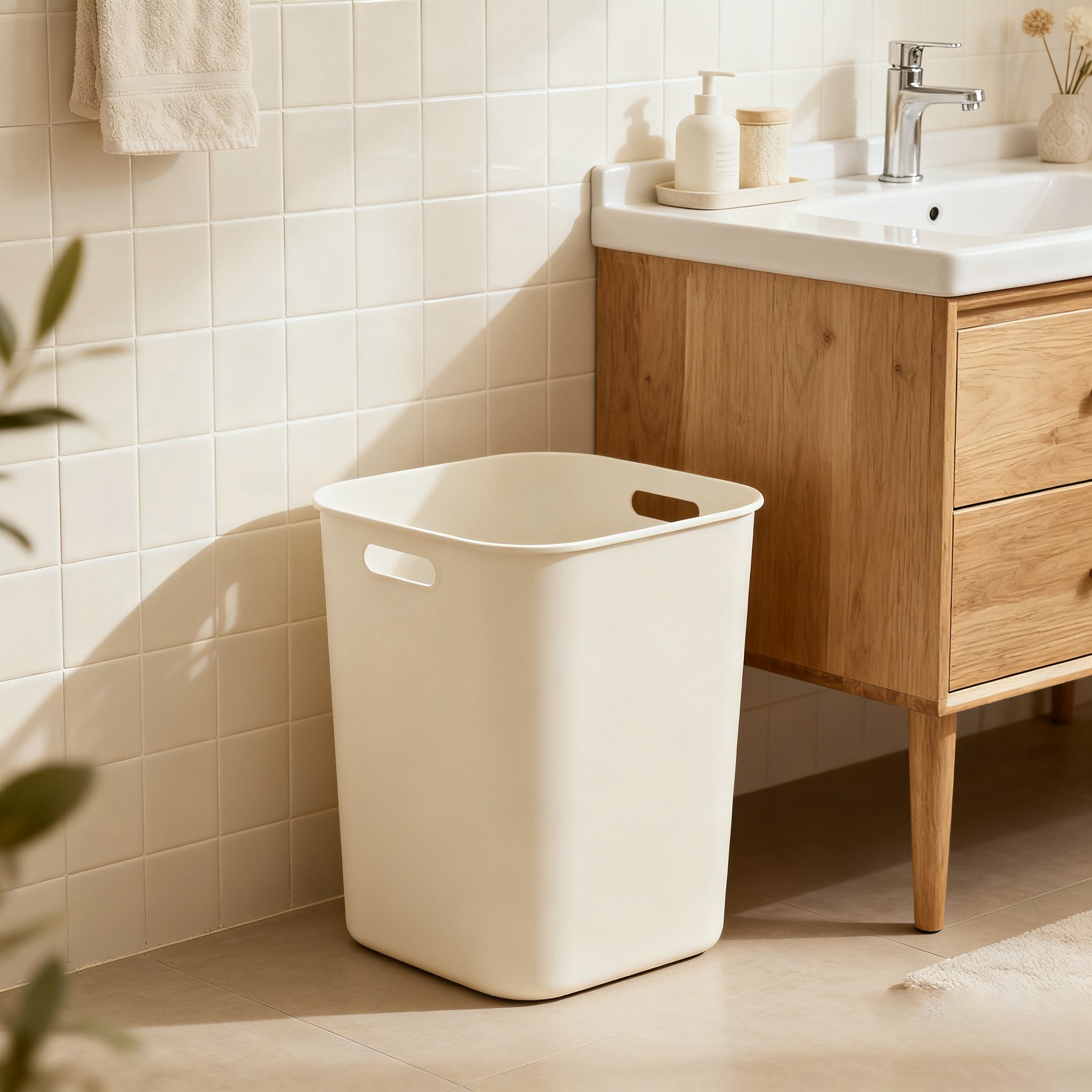 욕실 수납 빨래통