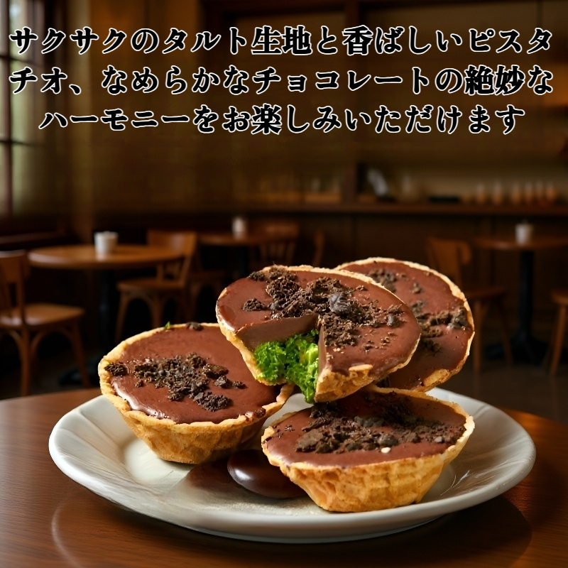 ドバイ風ピスタチオチョコレートタルト