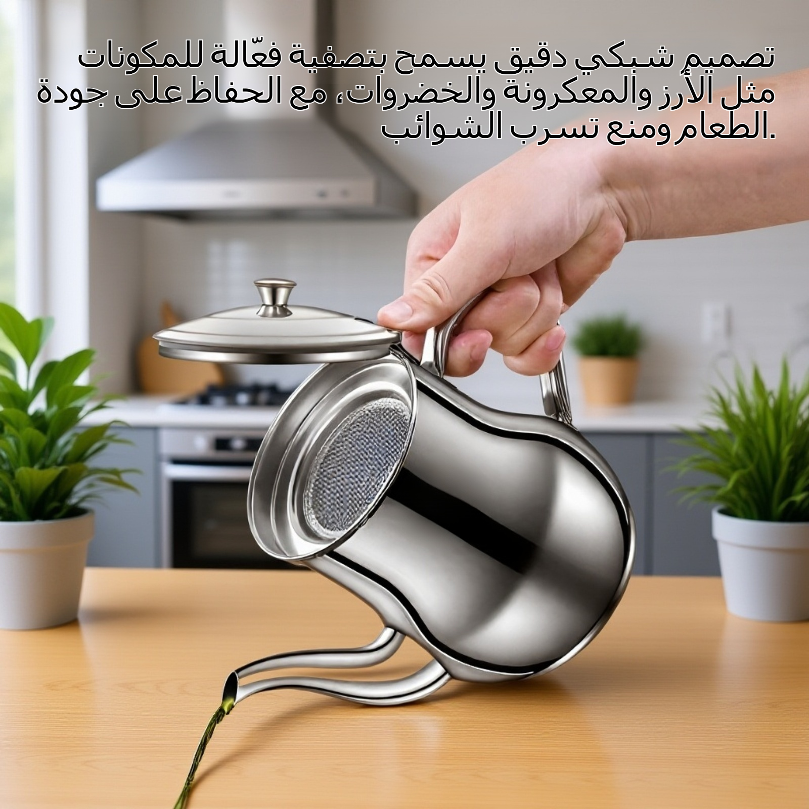 الفولاذ المقاوم للصدأ مصفاة المطبخ