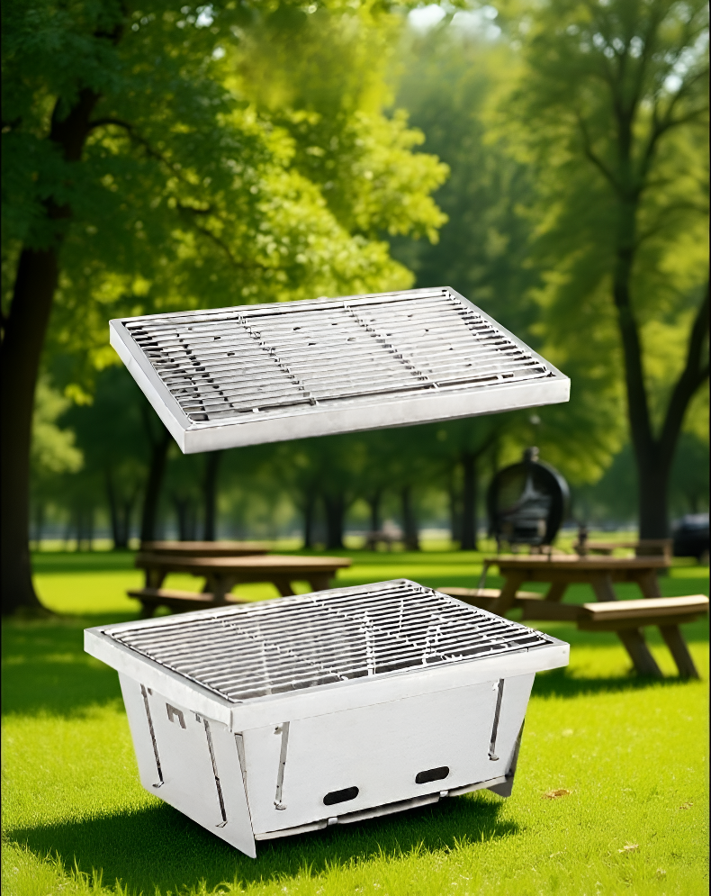 グリルの組み立て工程の写真