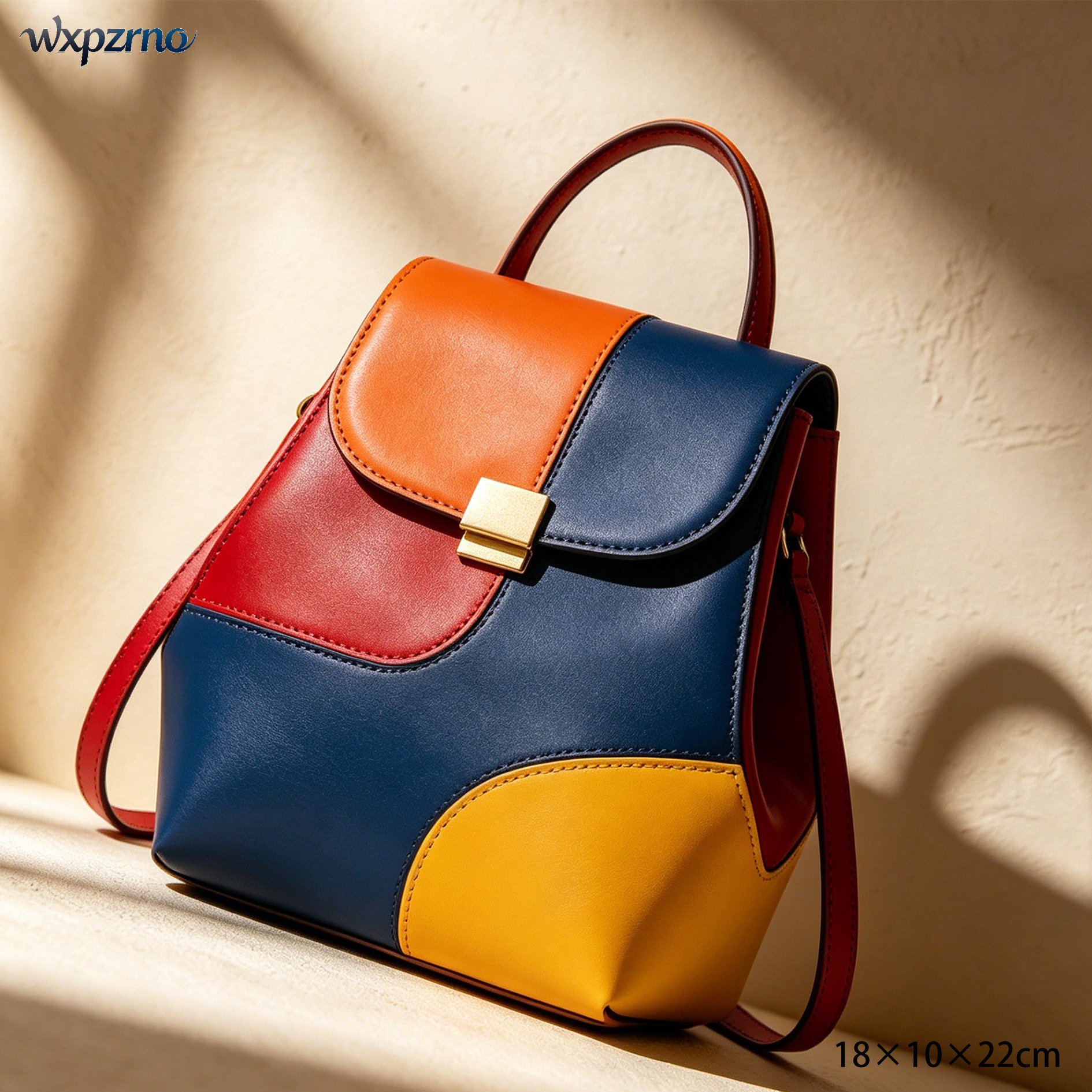 Mini backpack with multiple pockets