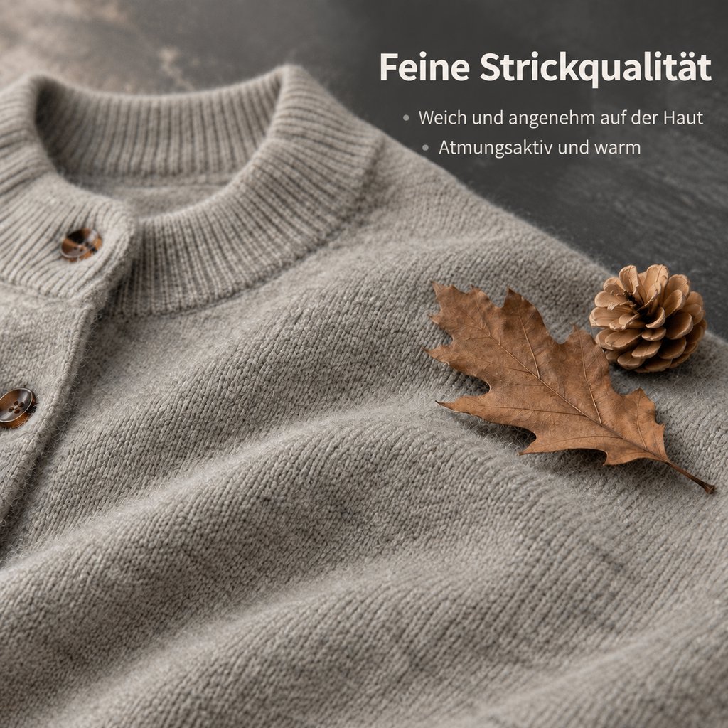 Modischer Herren-Strickpullover im Loose Fit