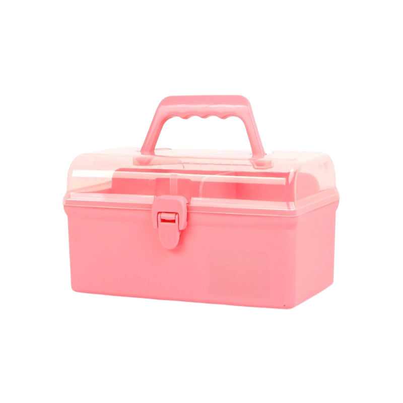 Plastic Double-Layer Medicine Storage Box