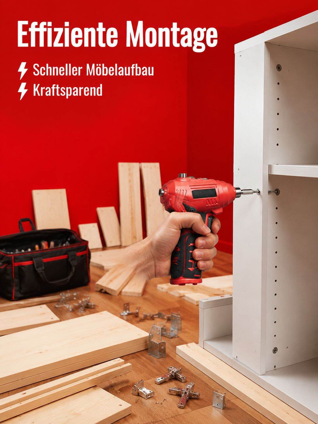 Praktischer elektrischer Schraubendreher für Heim und Profi