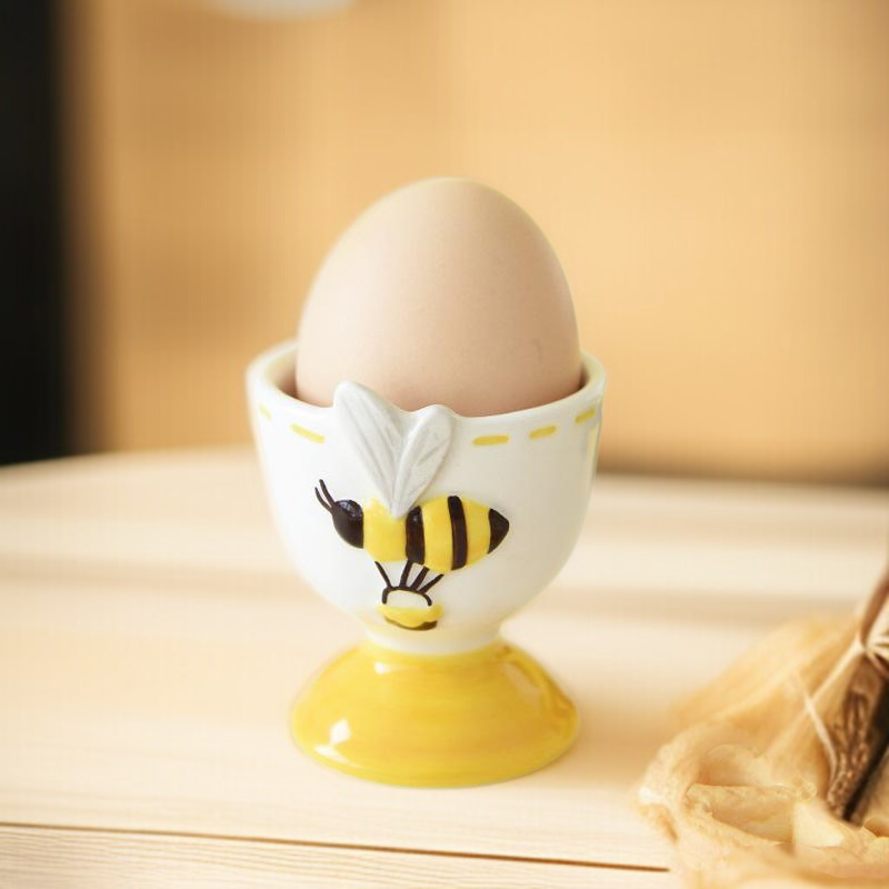 고온 세라믹 부조 달걀 받침