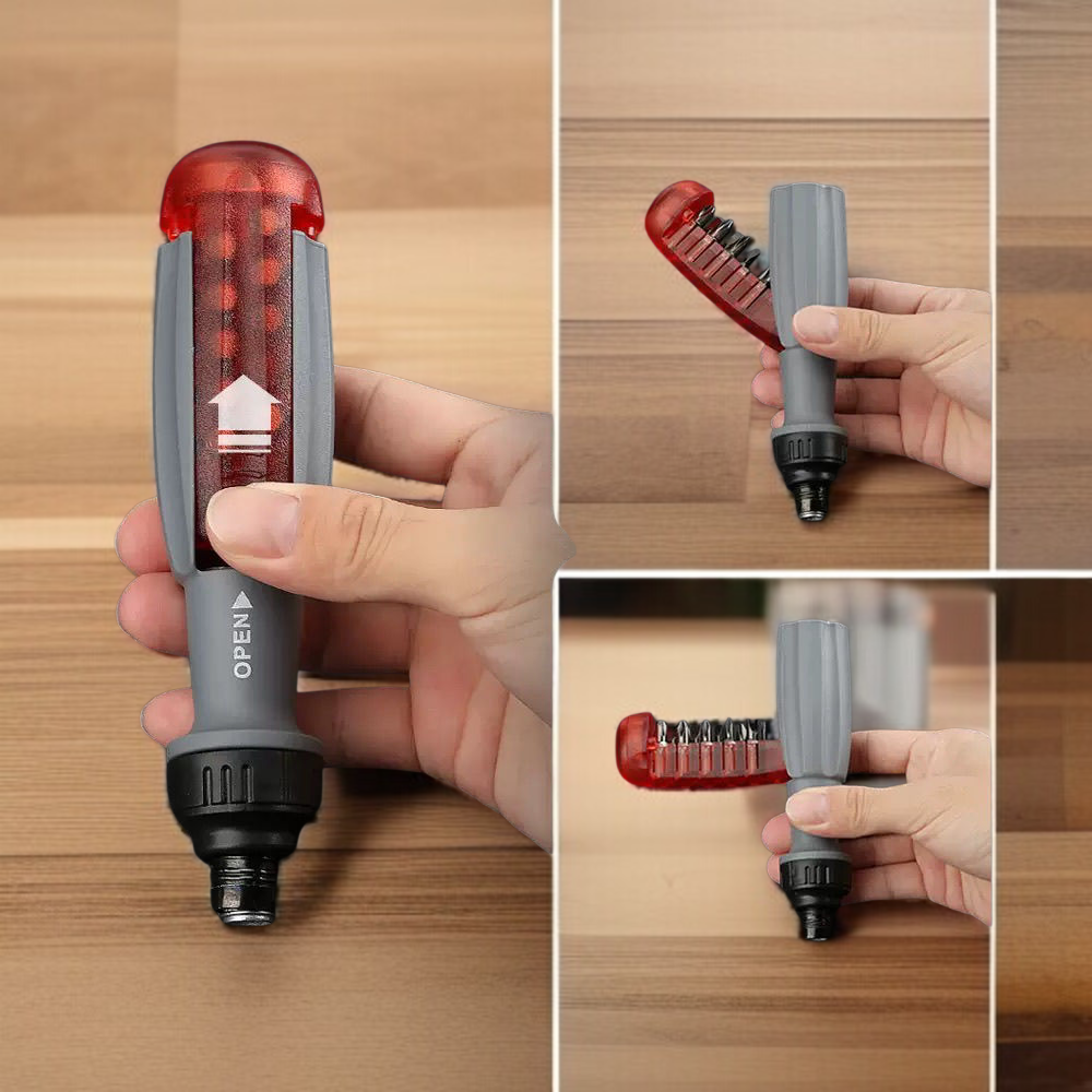 Multifunktionales Schraubendreher-Set, Schraubendreher mit mehreren Winkeln in einem Set