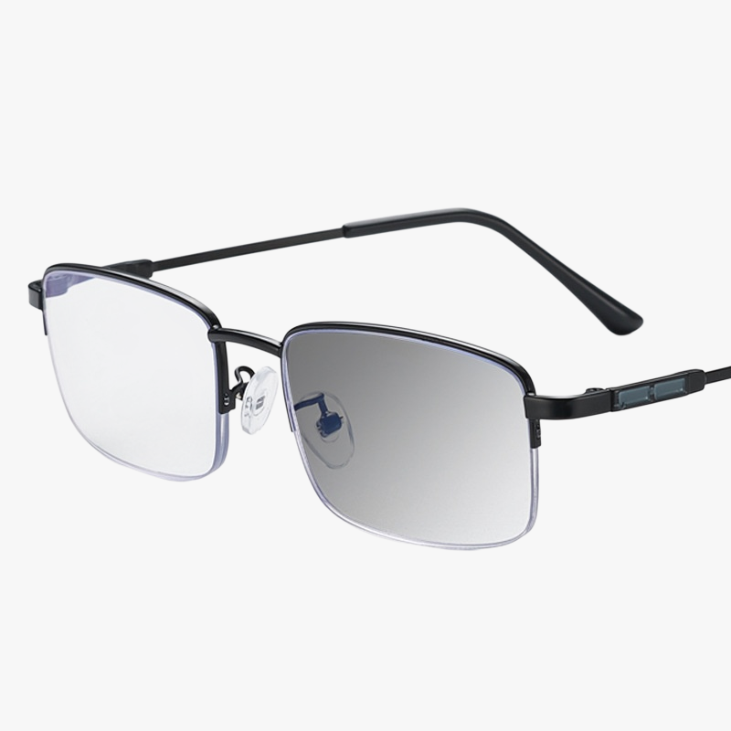 Auto-Adjusting Myopia & Presbyopia Glasses, Blue Light Protection Titanium Alloy