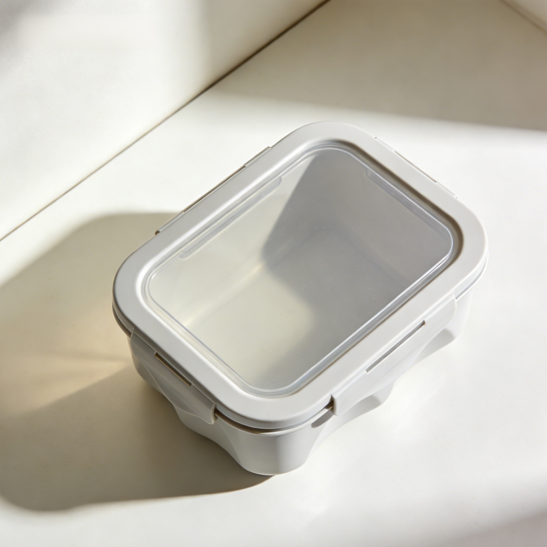 누르는 방식의 밀폐형 식품 보관 용기 (5개입)