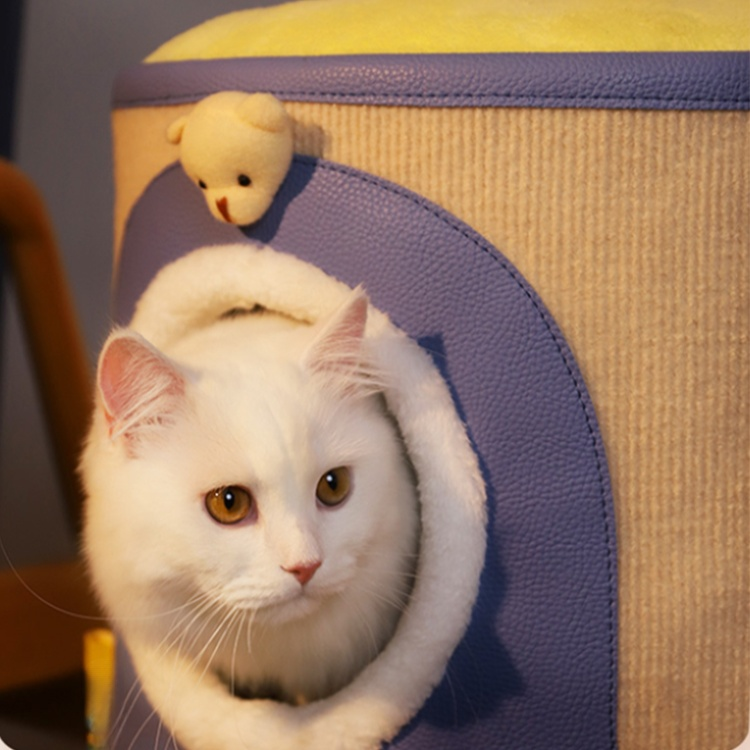 Two-Tier Multifunctional Cat Condo