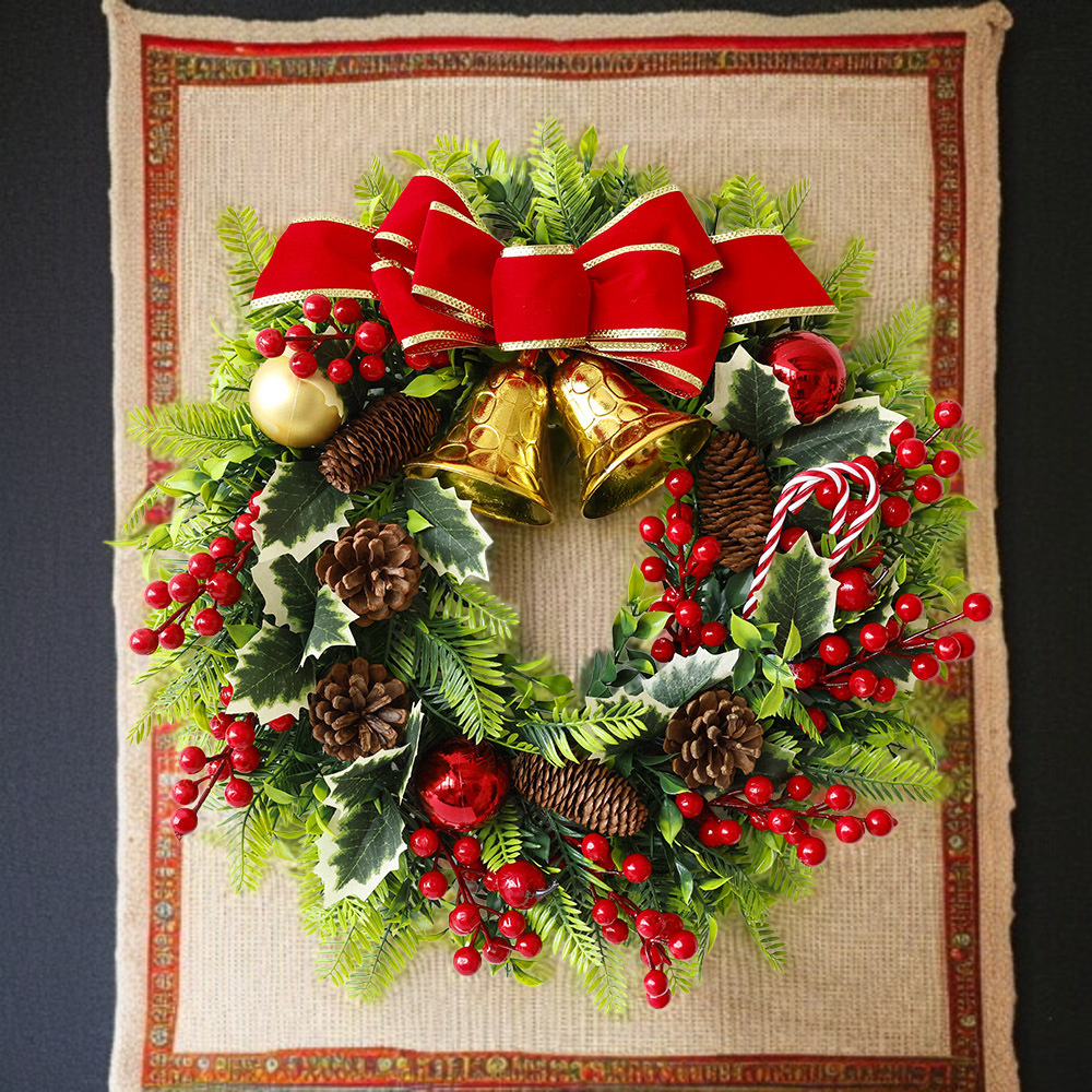 店舗ディスプレイ用クリスマスリース