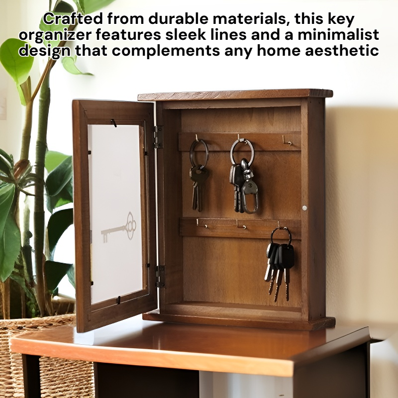 Stylish Entryway Key Organizer, Wall-Mounted Home Decor