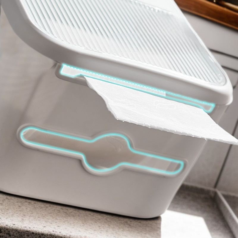 욕실 라이트 럭셔리 벽걸이 펀치 프리 두루마리 수납함 휴지통