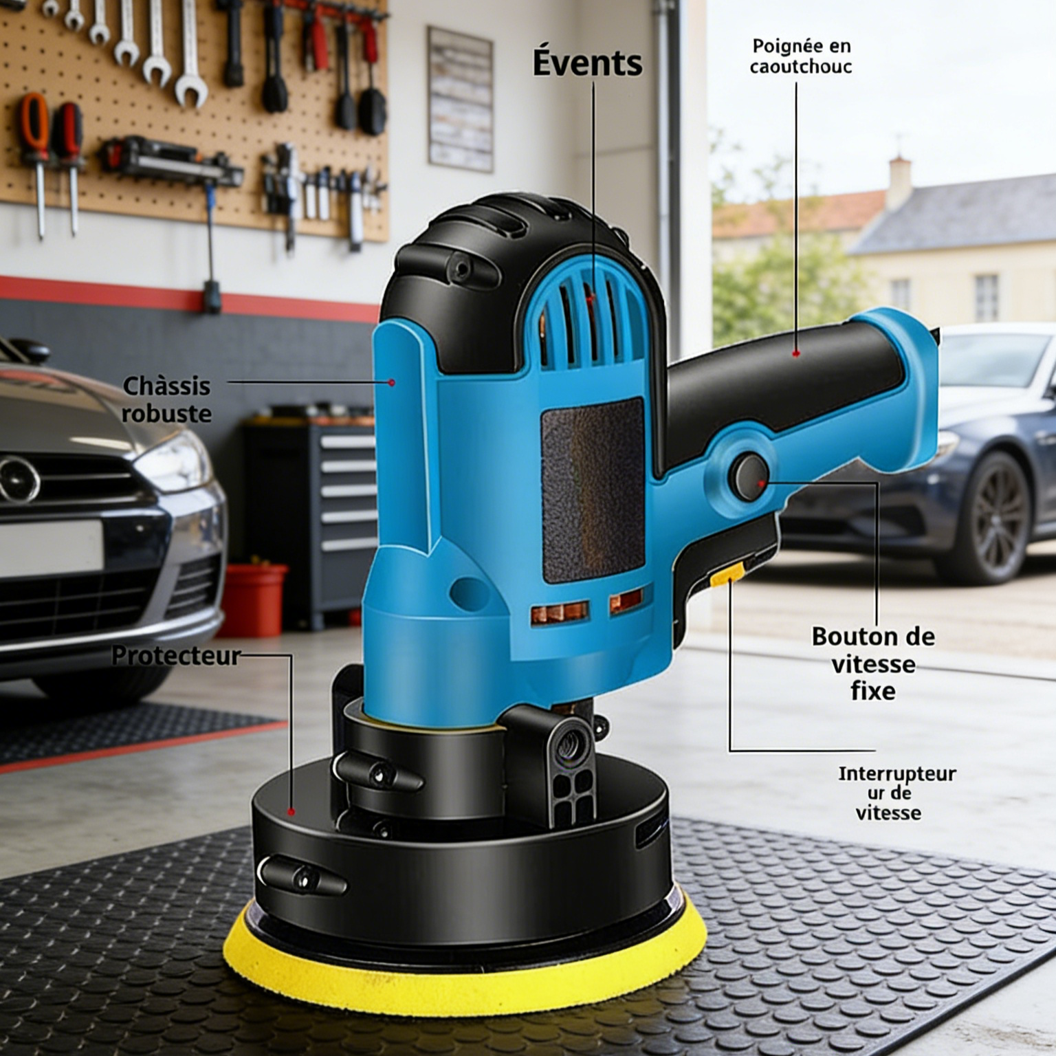 Small floor car glaze waxing machine scratches repair tools