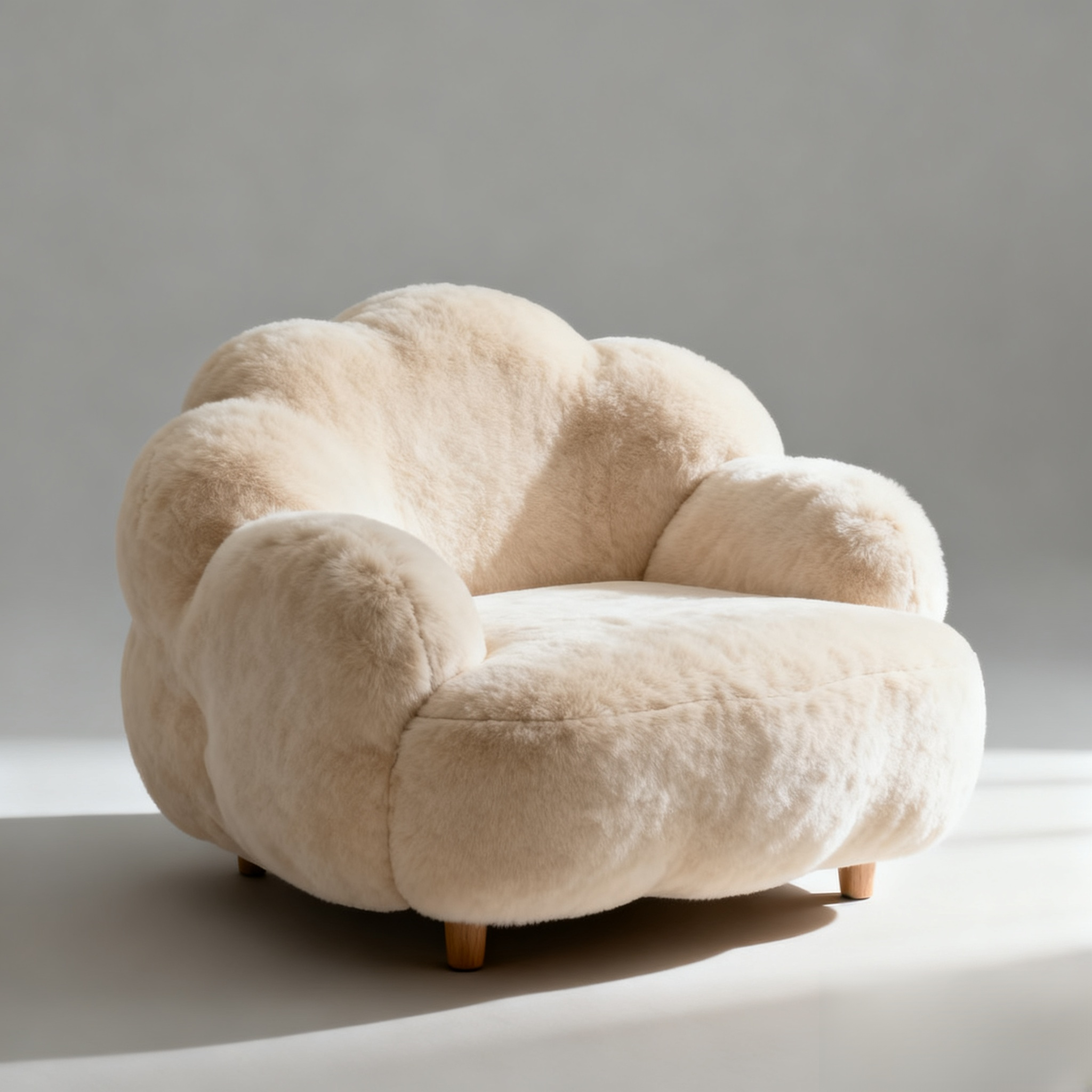 一人用ふわふわソファ