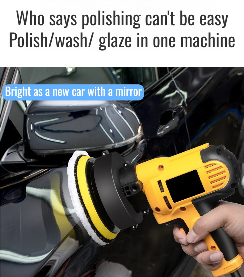 Accessoire de cirage portatif pour carrosserie de voiture