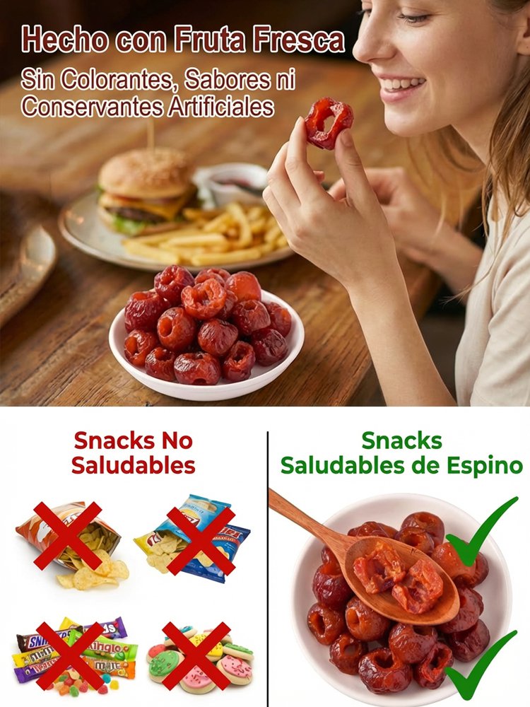 Fruta de espino sin hueso