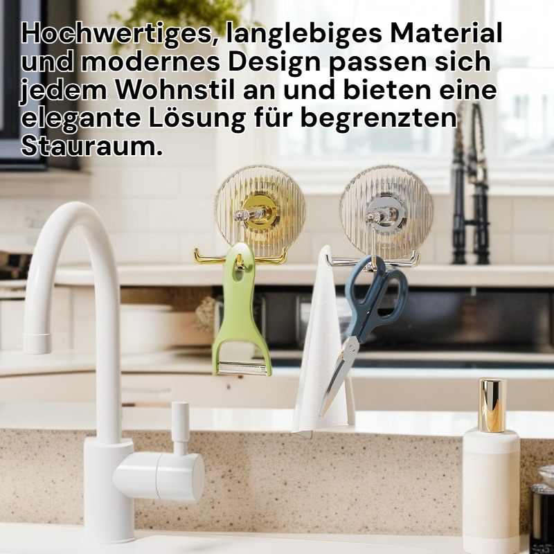 Drehbare Wandaufbewahrung mit Saugnapf