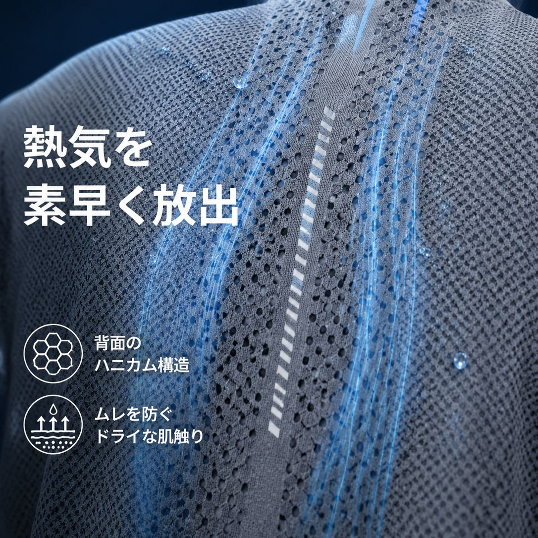 速乾通気性登山ランニングウェア