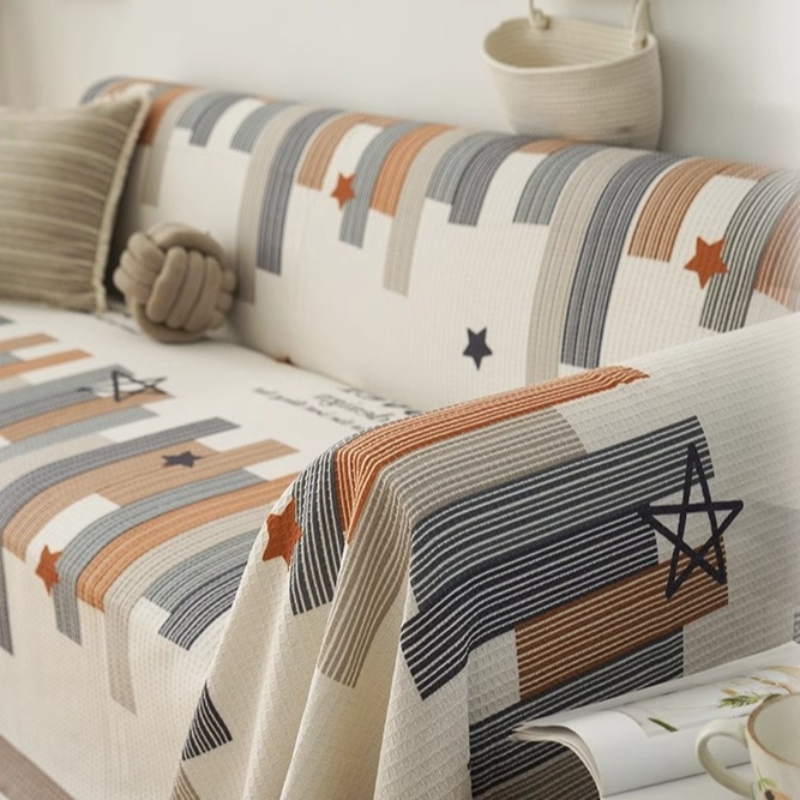 Nordic-Style Sofa Throw