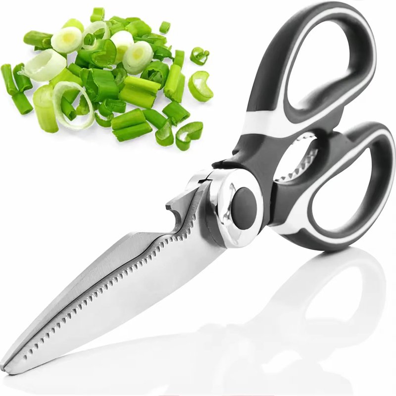สแตนเลสยูทิลิตี้กรรไกรสำหรับทำอาหาร