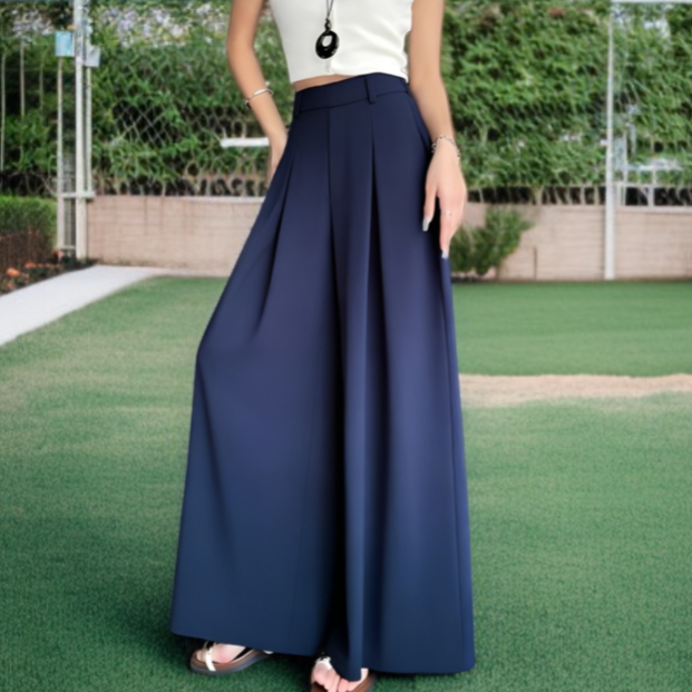 ウエストゴム 高腰 体型カバー インナーロープ付き 家庭用リラックス 4色展開