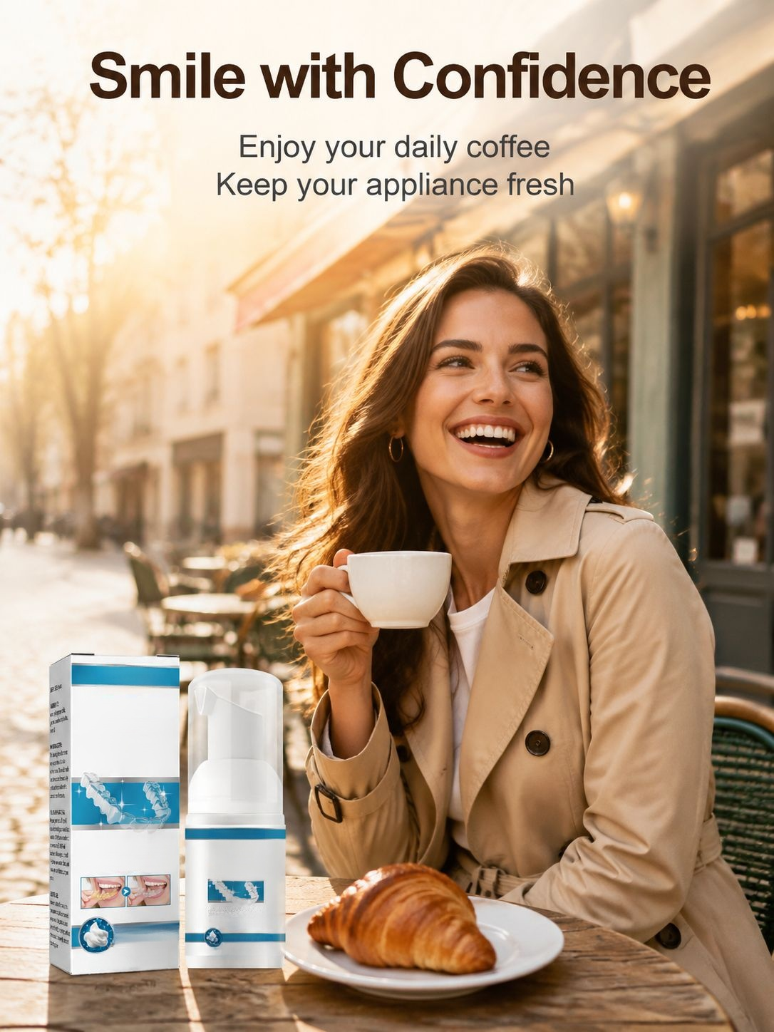 Tablets removing tough stains from dentures effectively