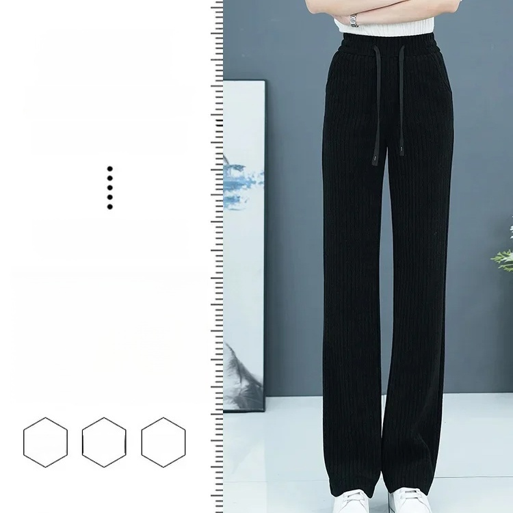 허리 고무 예쁜 다리 와이드 바지