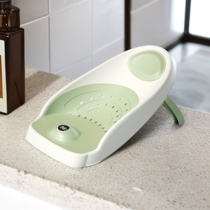 Alfombrilla antideslizante para bañera de bebé con soporte