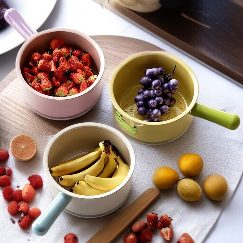 가정용 싱크대 이중 두꺼운 플라스틱 싱크대 물 여과 두꺼운 싱크대 주방 과일 접시 쌀뜨물 싱크대 물빠짐 바구니